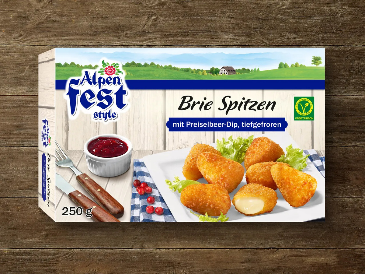 Bild 1 von Alpenfest Brie Spitzen/Emmentaler Berge, 
         250 g