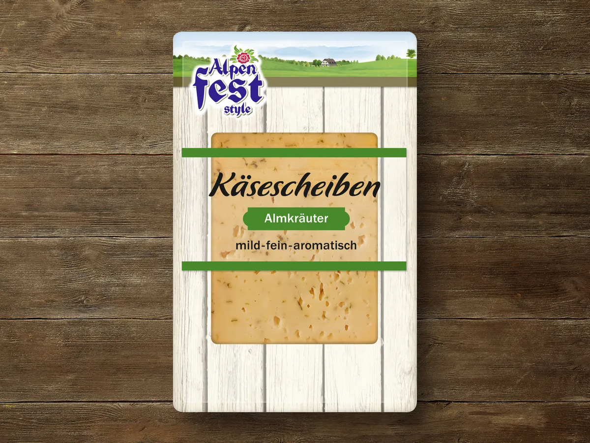 Bild 1 von Alpenfest Pinzgauer Käsescheiben, 
         150 g