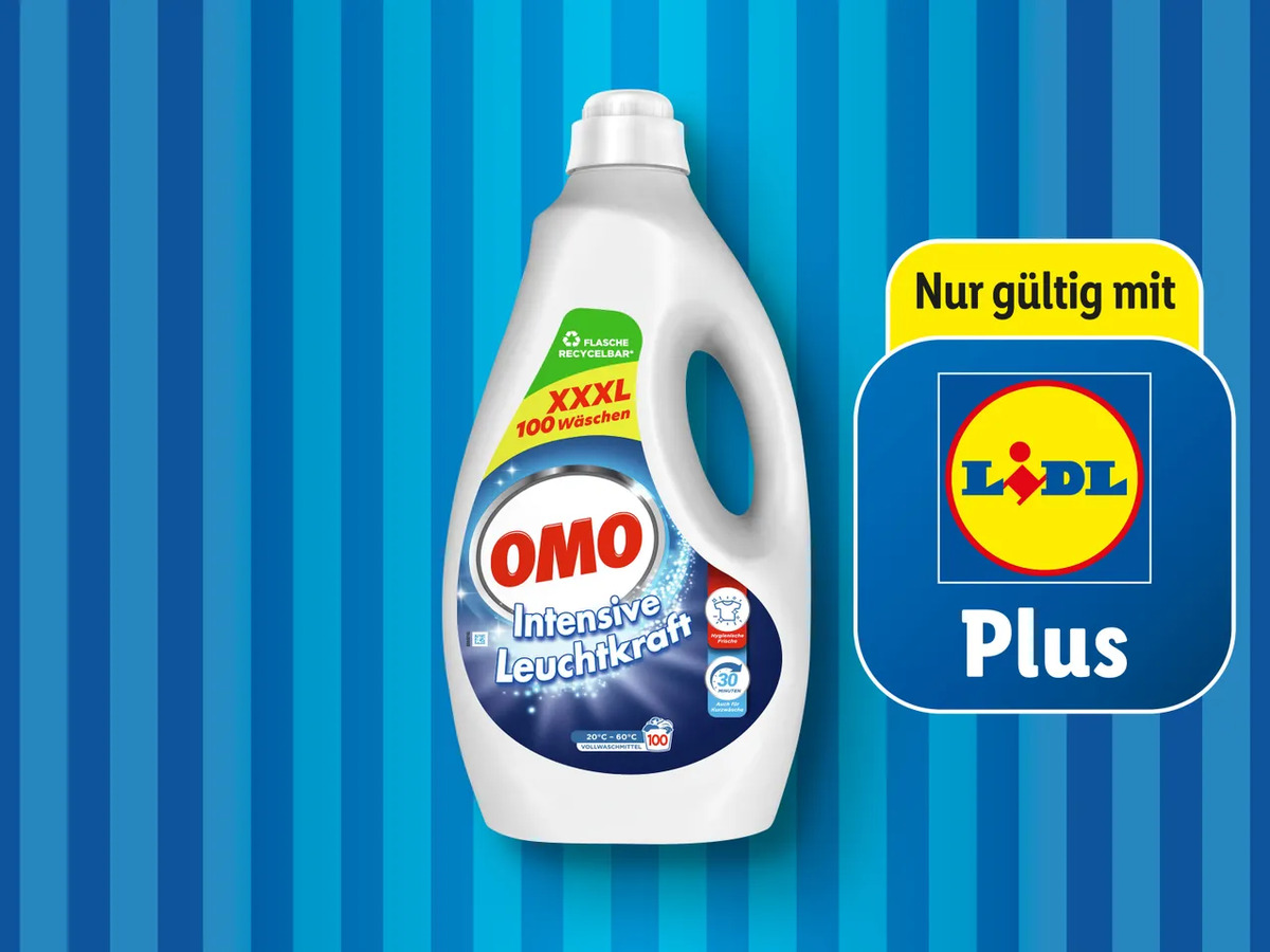 Bild 1 von Omo Vollwaschmittel Flüssig XXXL 100 Wäschen, 
         5 l