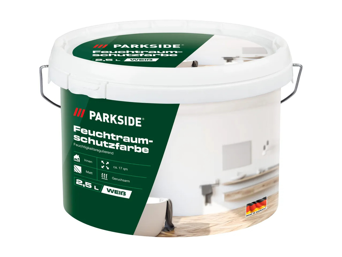 Bild 1 von PARKSIDE® Feuchtraumschutzfarbe, 
         2,5 l