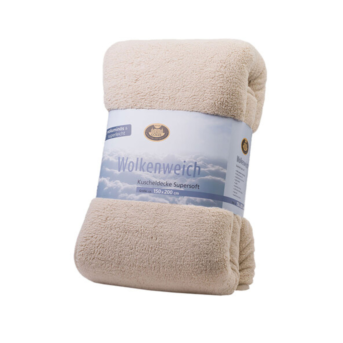 Bild 1 von Wohndecke Wolkenweich, 150x200 cm creme