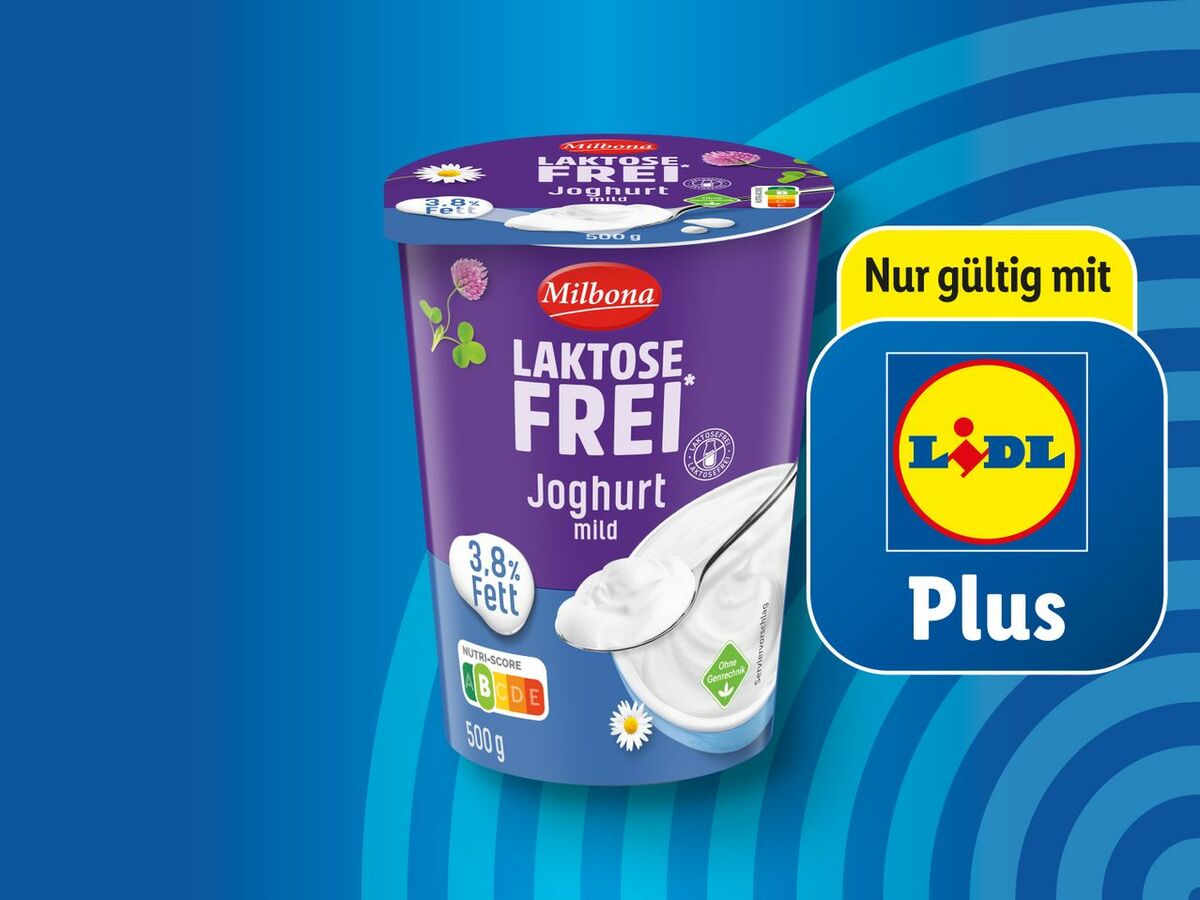 Milbona Laktosefreier Naturjoghurt, 500 g von Lidl ansehen!