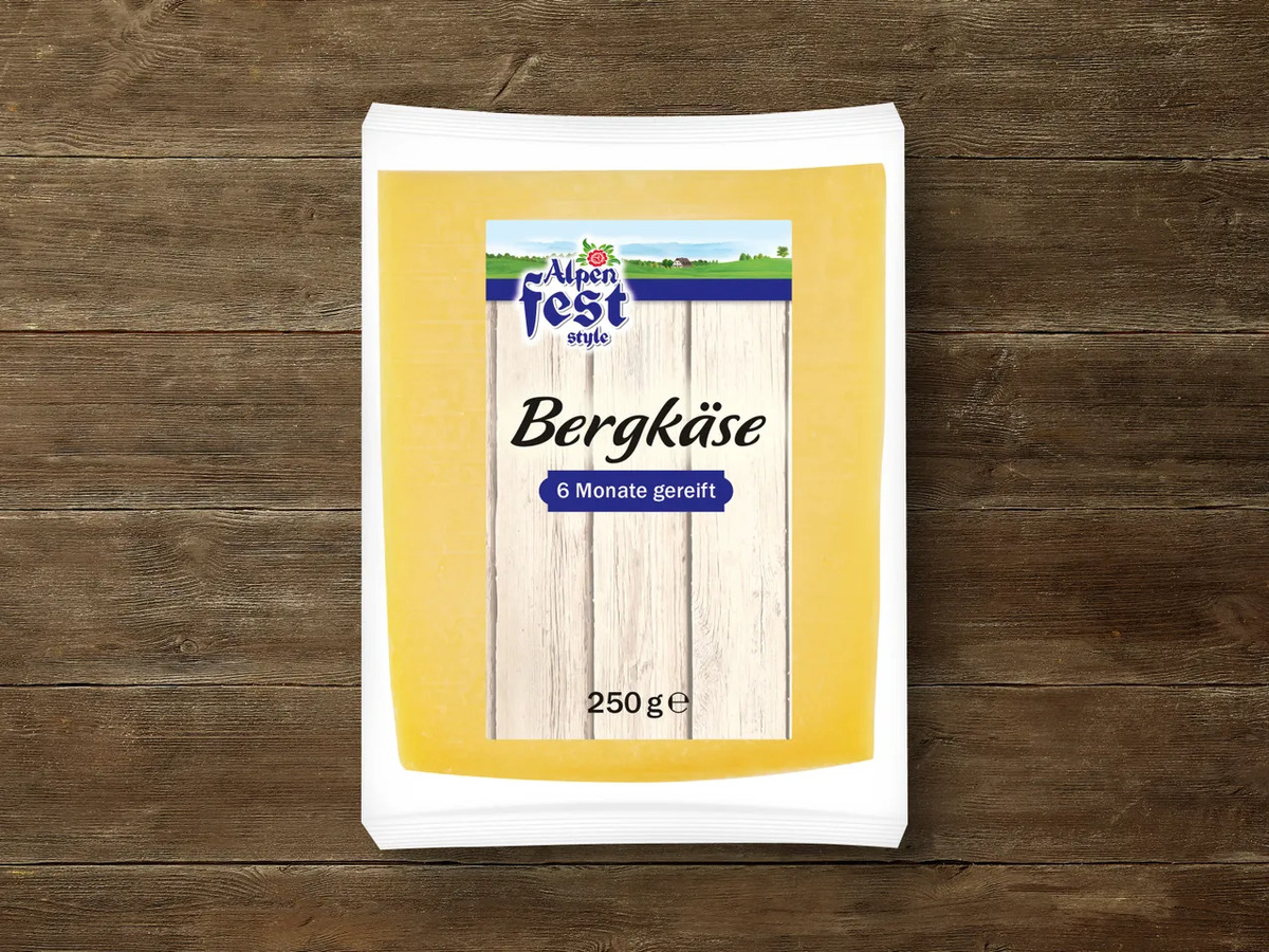 Bild 1 von Alpenfest Bergkäse, 
         250 g