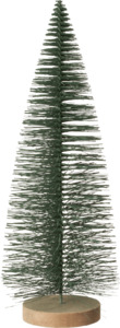 BOLTZE Drahttannenbaum auf Holzfuß, grün (33 cm)