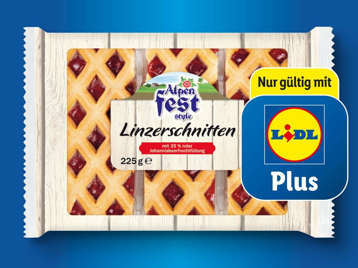 Bild 1 von Alpenfest Linzer Gebäck, 
         225/300/145 g