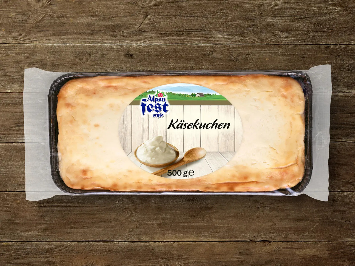 Bild 1 von Alpenfest Käsekuchen, 
         500 g