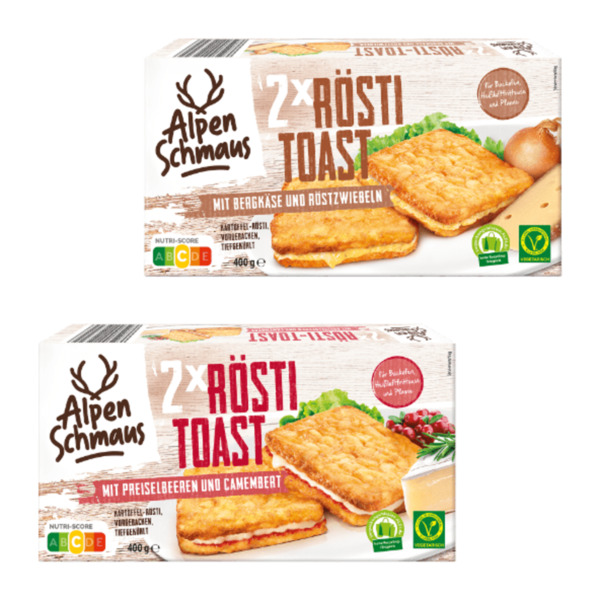 Bild 1 von ALPENSCHMAUS Rösti-Toast