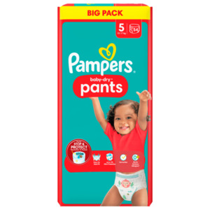 Pampers Baby-Dry Windeln Pants Gr.5 12-17kg Big Pack 54 Stück