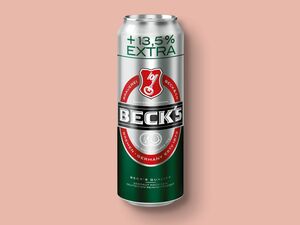 Beck’s Pils, 
         568 ml zzgl. -.25 Pfand