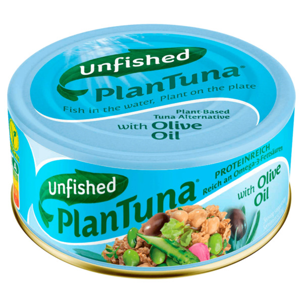 Bild 1 von Unfished PlanTuna in Olivenöl vegan 125g