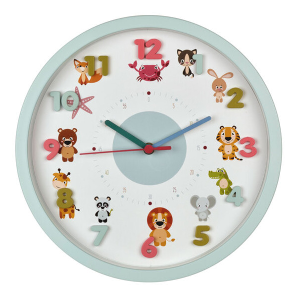 Bild 1 von Kinder-Wanduhr Little Animals, Ø 30,9 cm