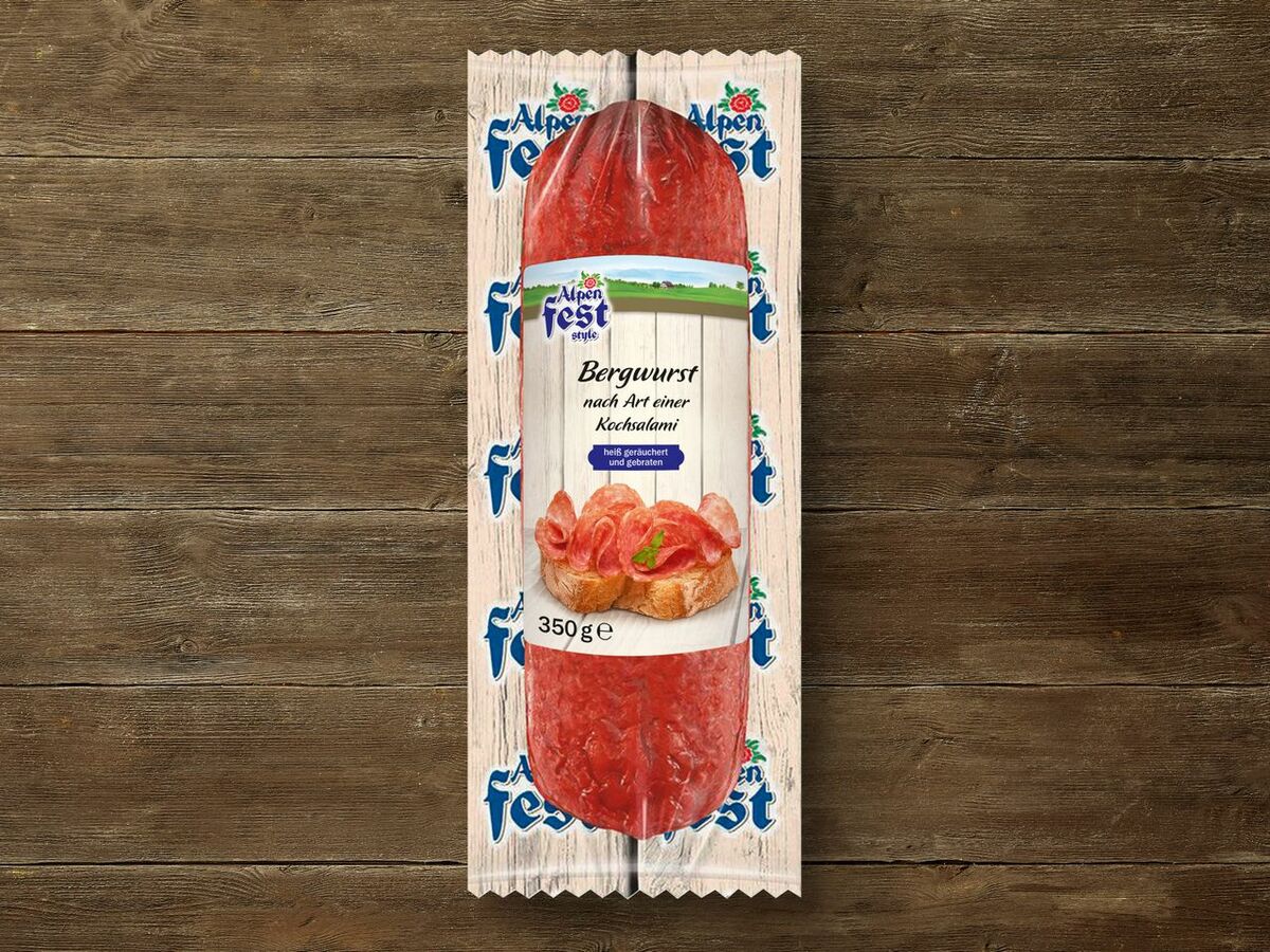 Bild 1 von Alpenfest Bergwurst, 
         350 g