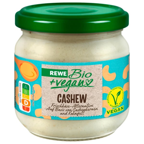 Bild 1 von REWE Bio + vegan Cashew Frischkäse-Alternative 180g