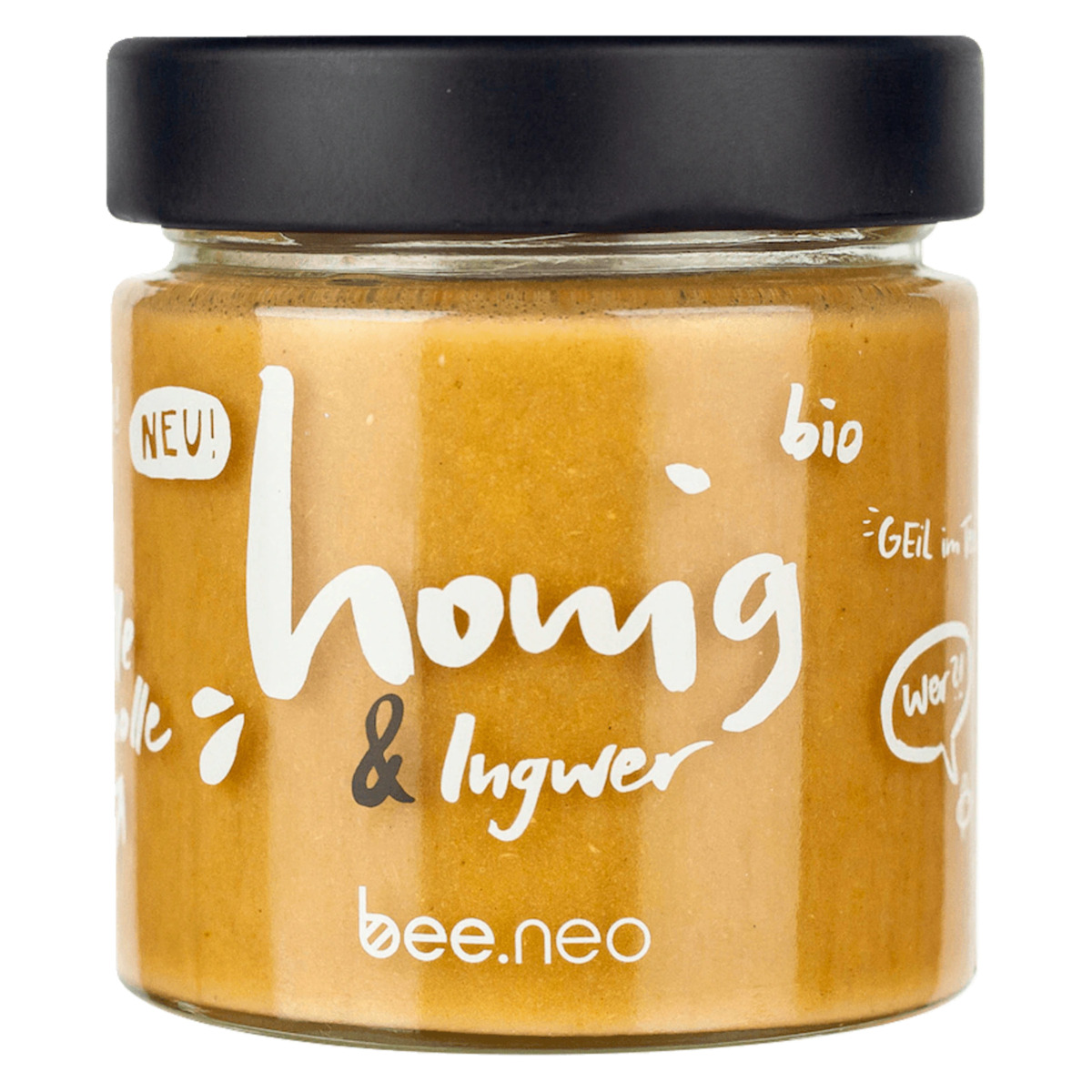 Bild 1 von bee.neo Bio Honig & Ingwer 230g