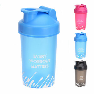 Sportflasche 500 ml mit Shaker verschiedene Farben