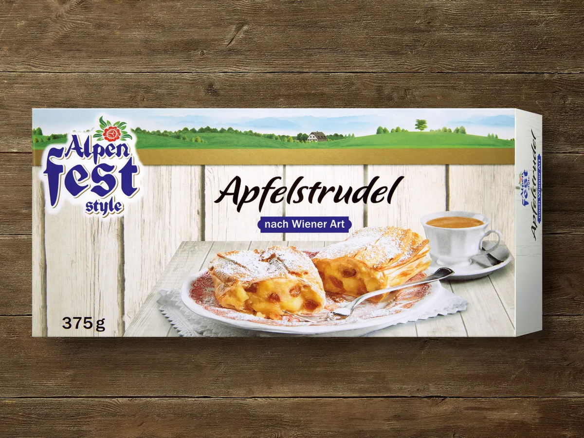 Bild 1 von Alpenfest Strudel nach Wiener Art, 
         375/330 g
