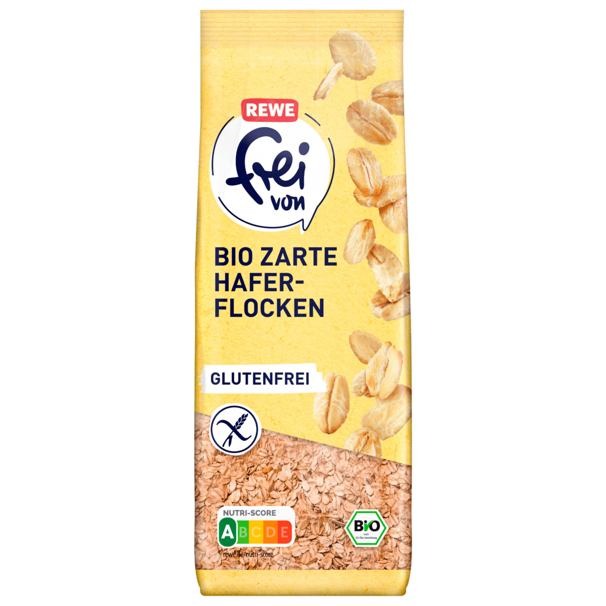 Bild 1 von REWE frei von Bio Zarte Haferflocken glutenfrei 500g