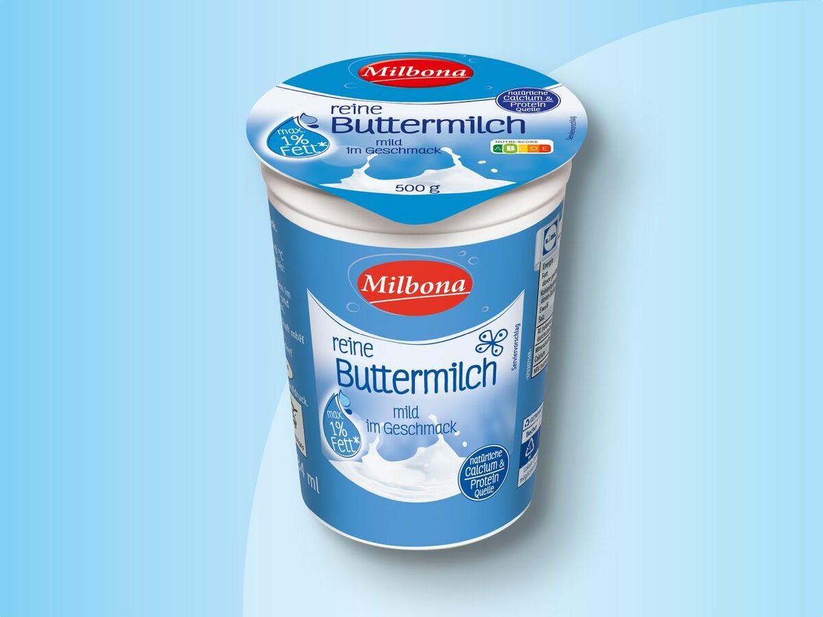 Bild 1 von Milbona Reine Buttermilch, 
         500 g