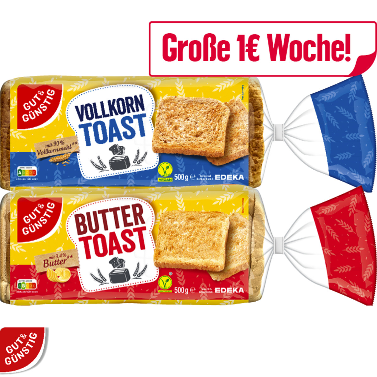 Buttertoast Vollkorntoast Von Edeka Ansehen