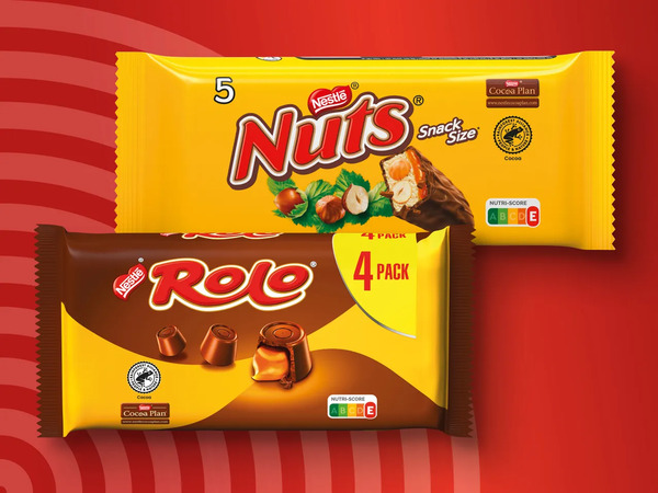 Bild 1 von Nestlé Rolo/Nuts, 
         4x 41,6/5x 30 g