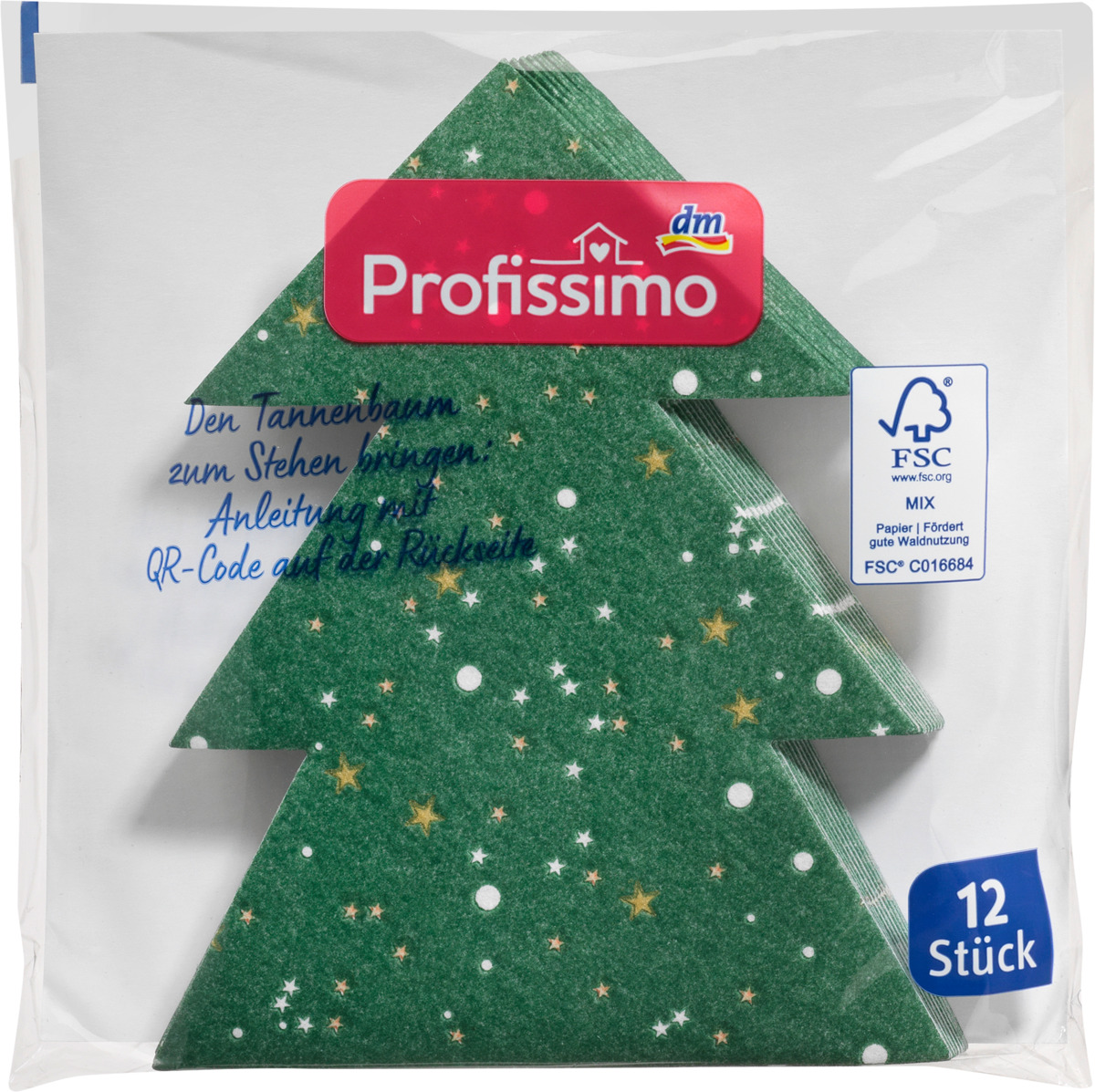 Bild 1 von Profissimo 3D-Servietten "Baum" (33x33 cm) gestanzt