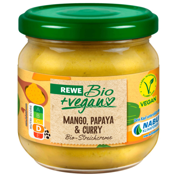 Bild 1 von REWE Bio Aufstrich Mango-Papaya-Curry 180g