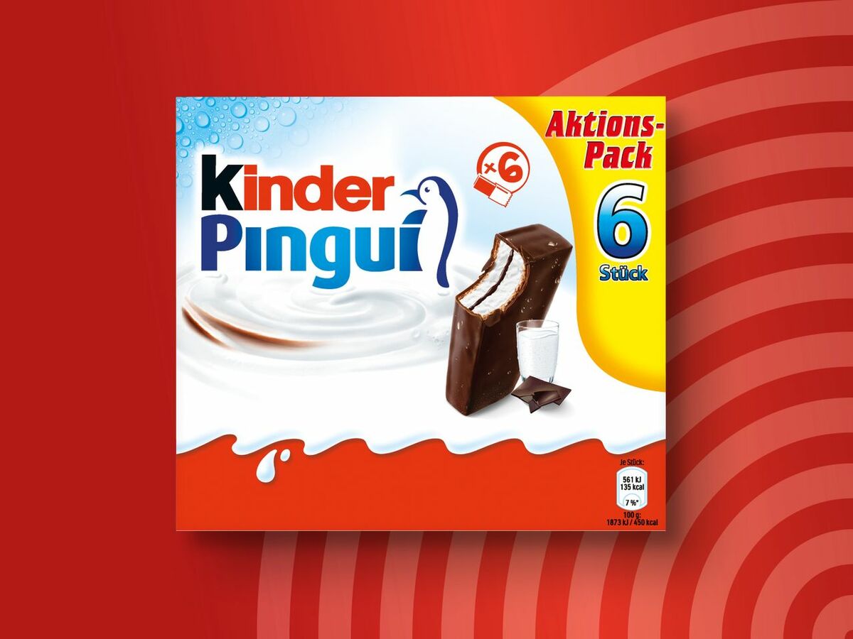 Bild 1 von Kinder Pingui/Milchschnitte, 
         180/196 g