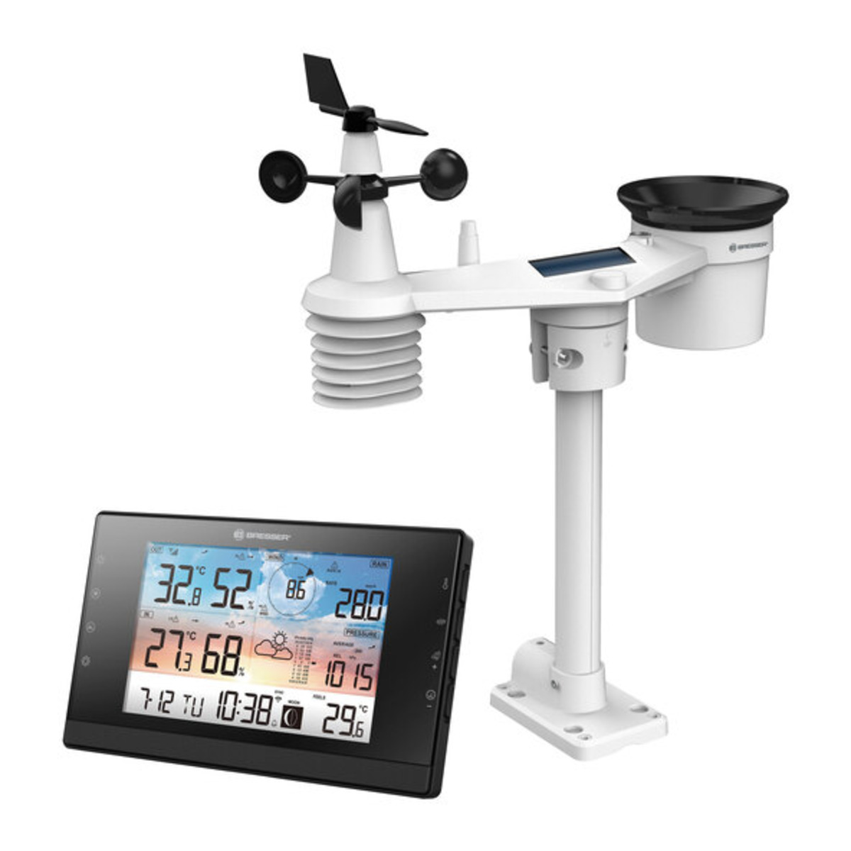 Bild 1 von WLAN-Wetterstation Wsc, mit 5 in 1 Multi-Sensor
