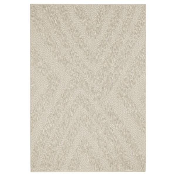 Bild 1 von FULLMAKT  Teppich flach gewebt, drinnen/drau, beige/meliert 170x240 cm