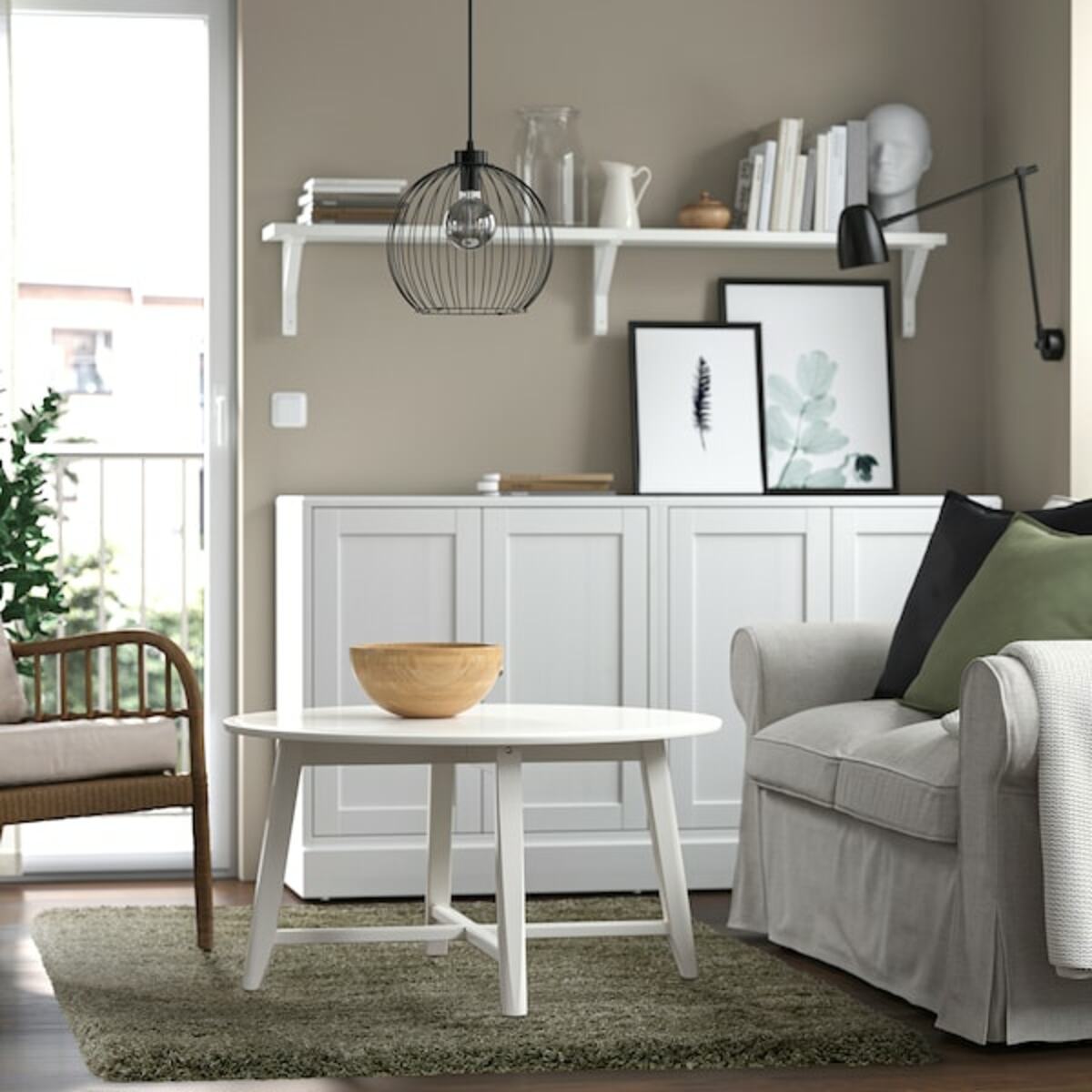 Bild 3 von VOLLERSLEV  Teppich Langflor, graugrün 133x195 cm