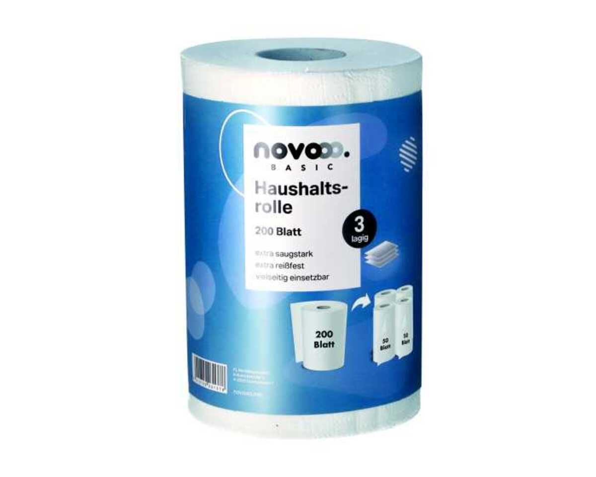 Bild 1 von Novooo Küchenrolle 1x200Blatt 3lagig