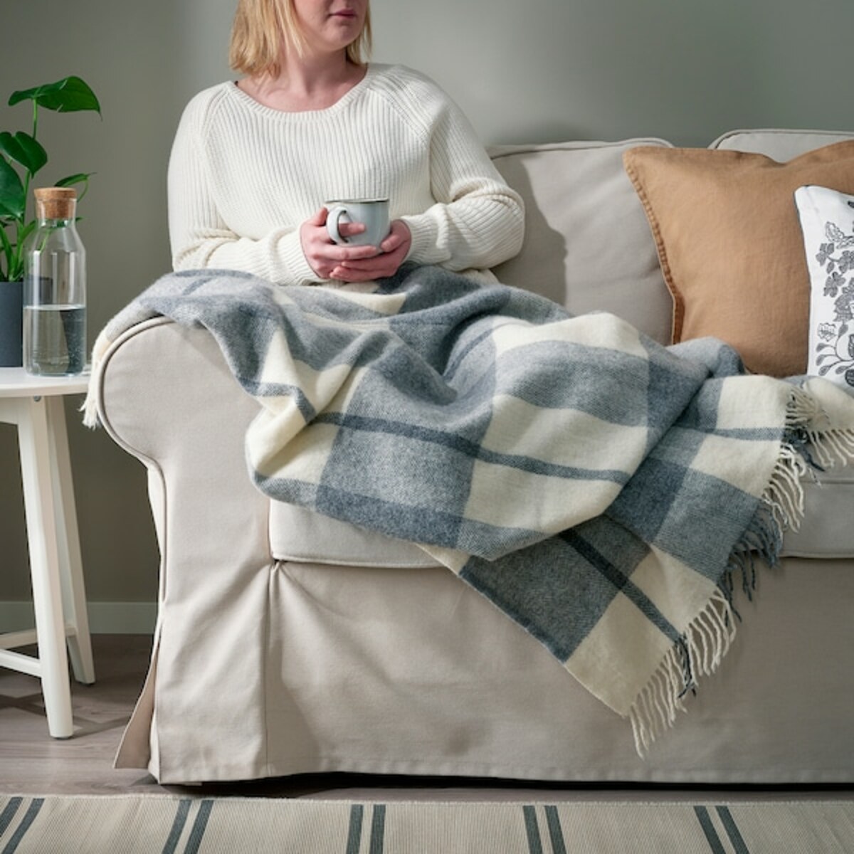 Bild 3 von MYRULL  Plaid, hellgrau 130x170 cm