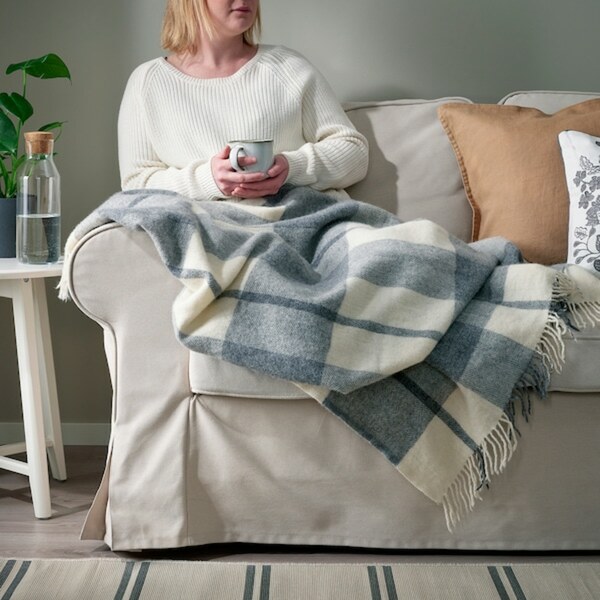 Bild 3 von MYRULL  Plaid, hellgrau 130x170 cm