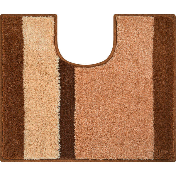 Bild 1 von Grund Wc-Vorleger Room, Beige, Textil, Streifen, rechteckig, 50 cm, Oeko-Tex® Standard 100, für Fußbodenheizung geeignet, rutschfest, Badtextilien, Badematten