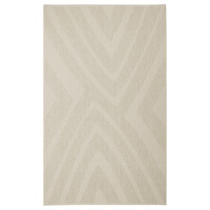 FULLMAKT  Teppich flach gewebt, drinnen/drau, beige/meliert 200x300 cm