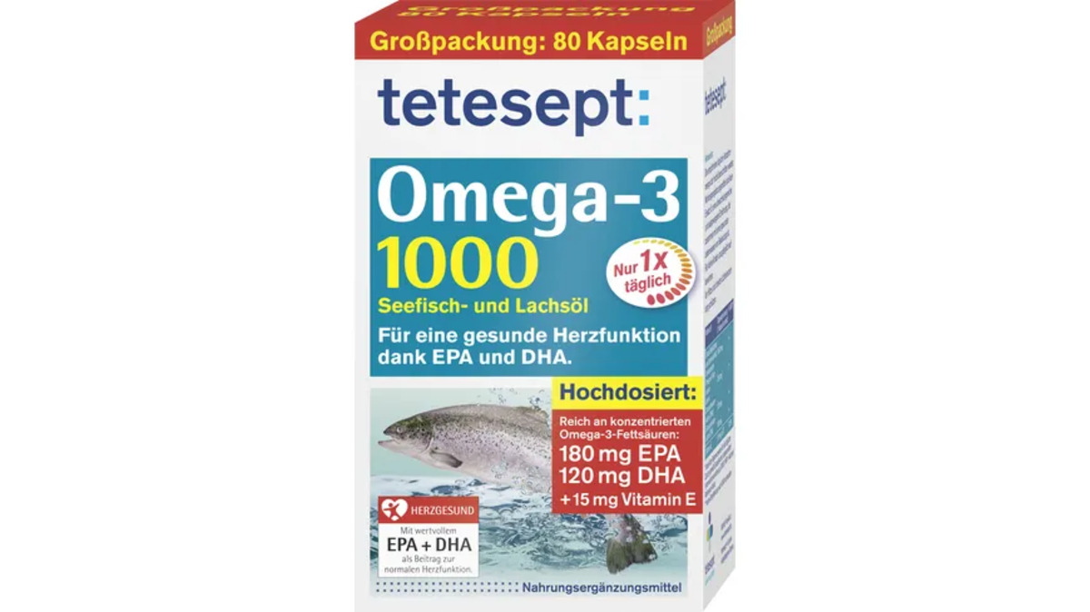 Bild 1 von tetesept Omega-3 1000