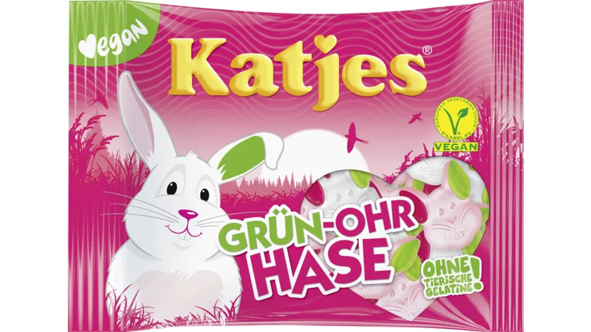Bild 1 von Katjes Grün-Ohr Hase vegan