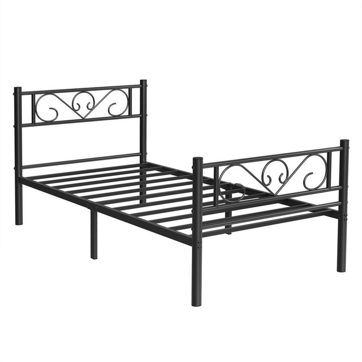 Bild 1 von Boxxx Metallbett, Schwarz, Metall, 90x190 cm, Schlafzimmer, Betten, Einzelbetten