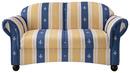 Bild 1 von 2-Sitzer-Sofa Torello Blau Mikrofaser, Blau