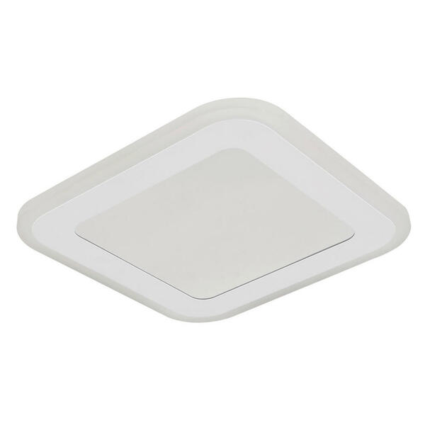 Bild 1 von Globo Led-Deckenleuchte, Opal, Weiß, Metall, Kunststoff, quadratisch,quadratisch, 23x4 cm, Lampen & Leuchten, Leuchtenserien