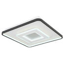 Bild 1 von Globo Led-Deckenleuchte Brienna, Opal, Schwarz, Weiß, Transparent, Metall, Kunststoff, quadratisch,quadratisch, 47x7 cm, Farben fixierbar, Farbtemperaturwechsler, Lampen & Leuchten, Leuchtenserien