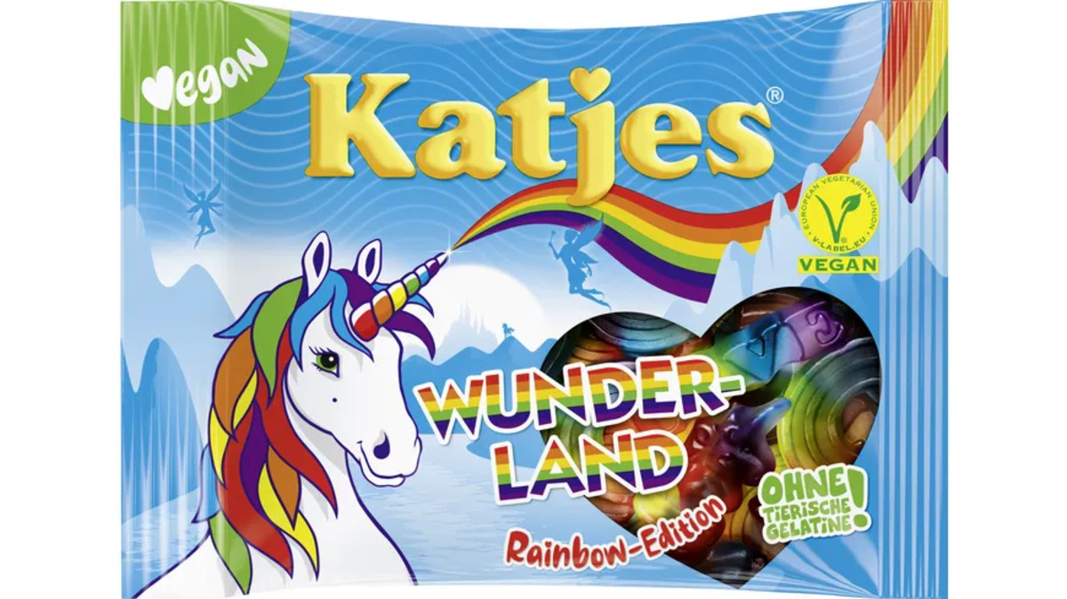 Bild 1 von Katjes Wunderland Rainbow Edition vegan