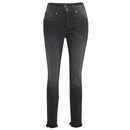 Bild 1 von Damen Slim-Jeans im Destroyed-Look DUNKELGRAU