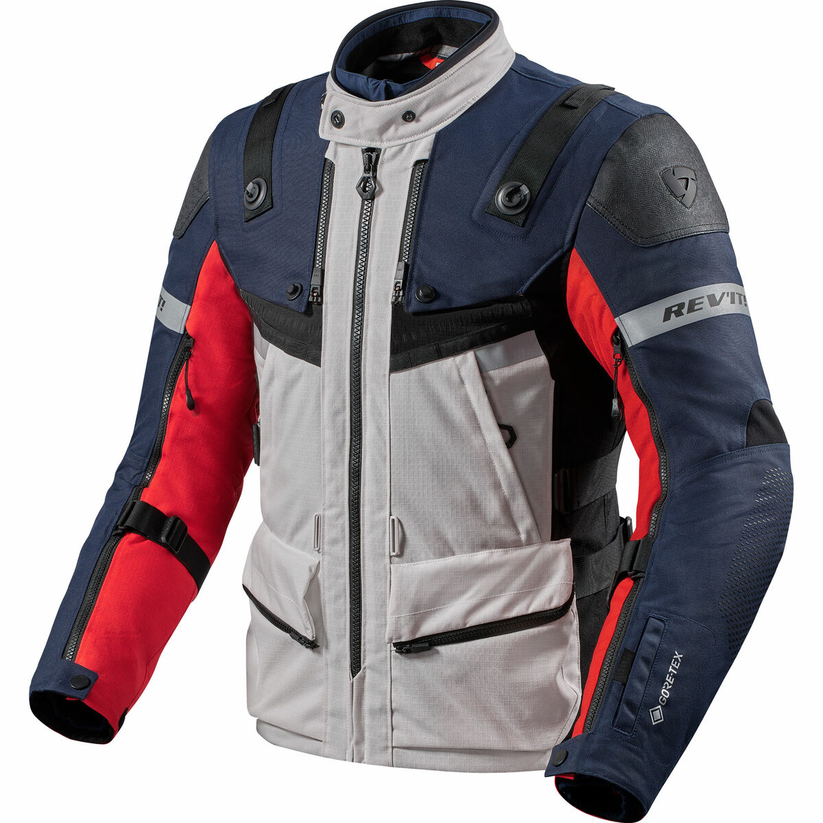 Bild 1 von REV'IT! Defender 3 GTX Textiljacke rot/blau M Herren