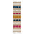 Bild 1 von Läufer Medina, Mehrfarbig, Textil, Streifen, rechteckig, 60 cm, Reach, AZO-frei, Handmade in India, für Fußbodenheizung geeignet, pflegeleicht, Teppiche & Böden, Teppiche, Teppichläufer