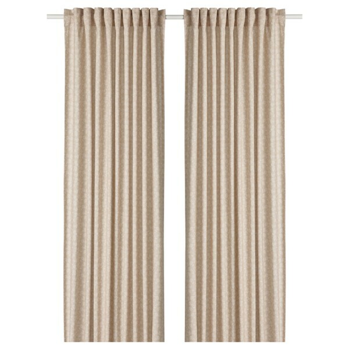 Bild 1 von TRYSTÄVMAL  2 Gardinenschals, beige/weiß 145x300 cm