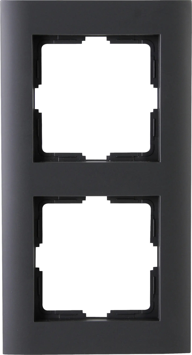 Bild 1 von Kopp Abdeckrahmen 2-fach ATHENIS anthrazit, 402615066