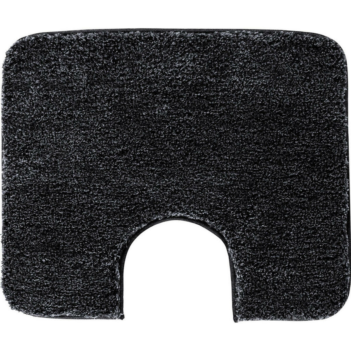 Bild 1 von Grund Badteppich Melange, Anthrazit, Textil, Abstraktes, rechteckig, 50 cm, Oeko-Tex® Standard 100, für Fußbodenheizung geeignet, rutschfest, Badtextilien, Badematten