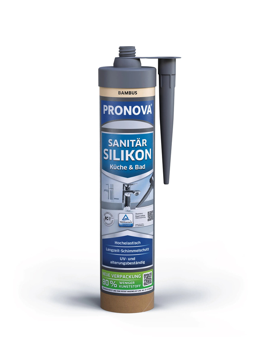 Bild 1 von PRONOVA Eco Küchen und Sanitär Silikon 280 ml bambus
