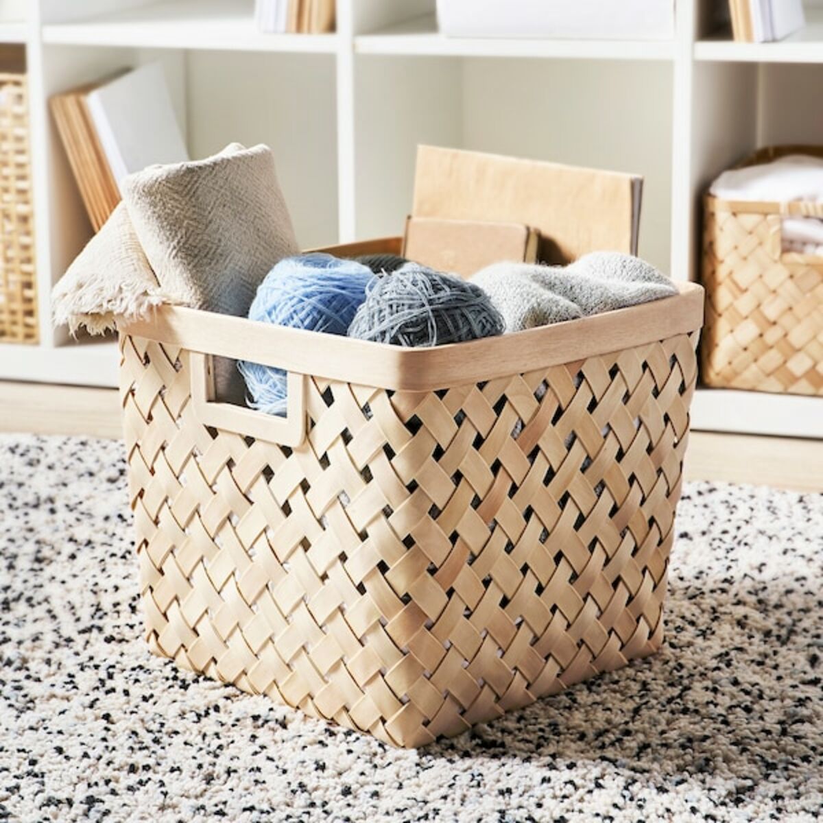 Bild 3 von VÄXTHUS  Korb, Pappel/Handarbeit 30x30x28 cm